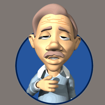 Chory mężczyzna kaszle